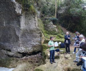 Saint-Pierre-de-Maillé - carrière de Pied Griffé avec Daniel Morleghem